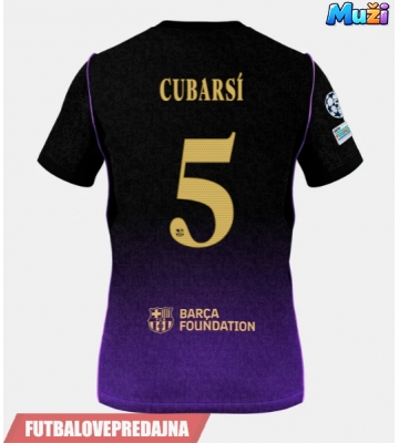 Lacne Muži Futbalové dres Barcelona Pau Cubarsi #5 2026-27 Krátky Rukáv - Preč